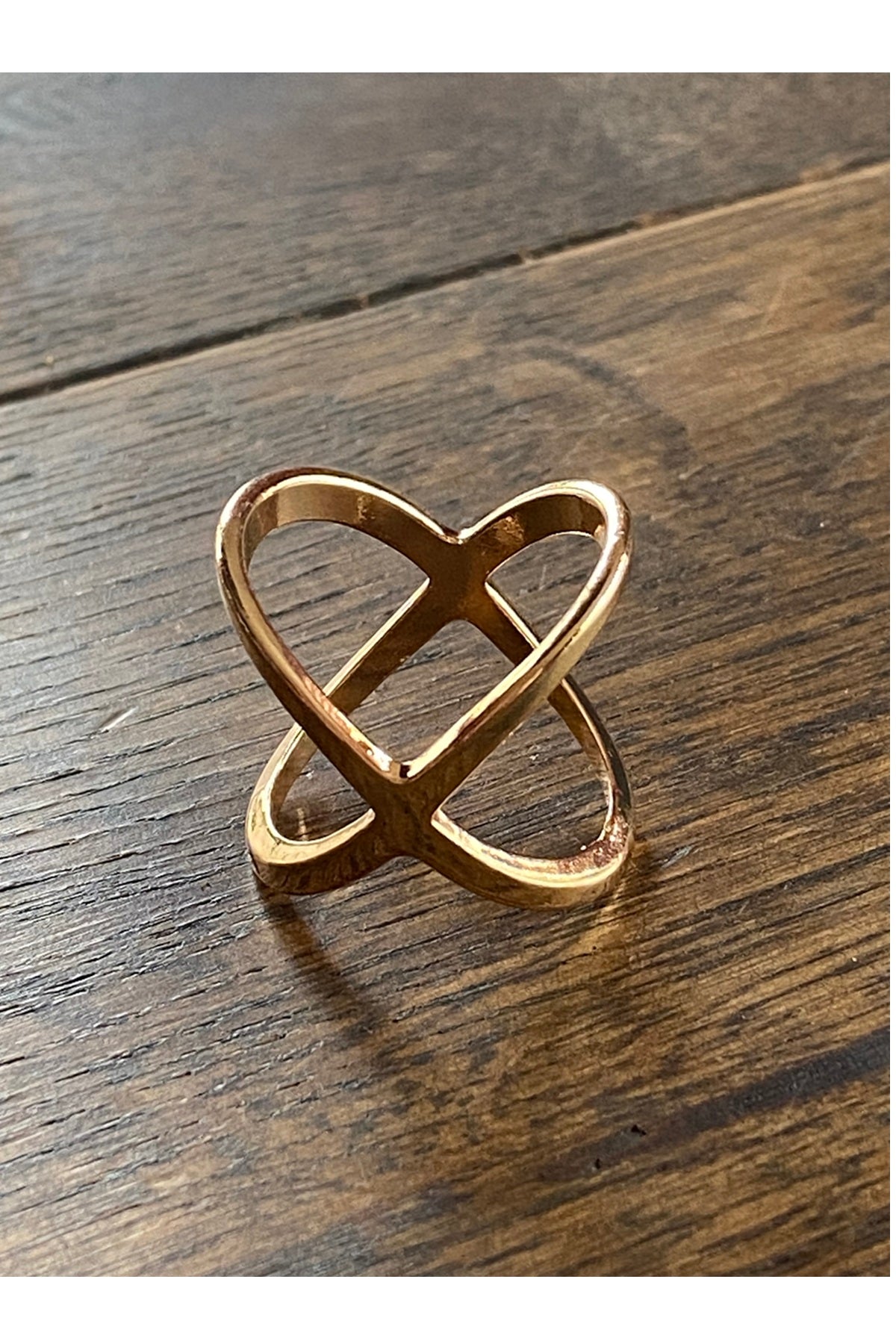 Just d´lux Scarf Ring Big, Gold