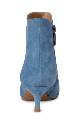 Shoe the Bear Saga ruskindsstøvle med hæl, Old Denim