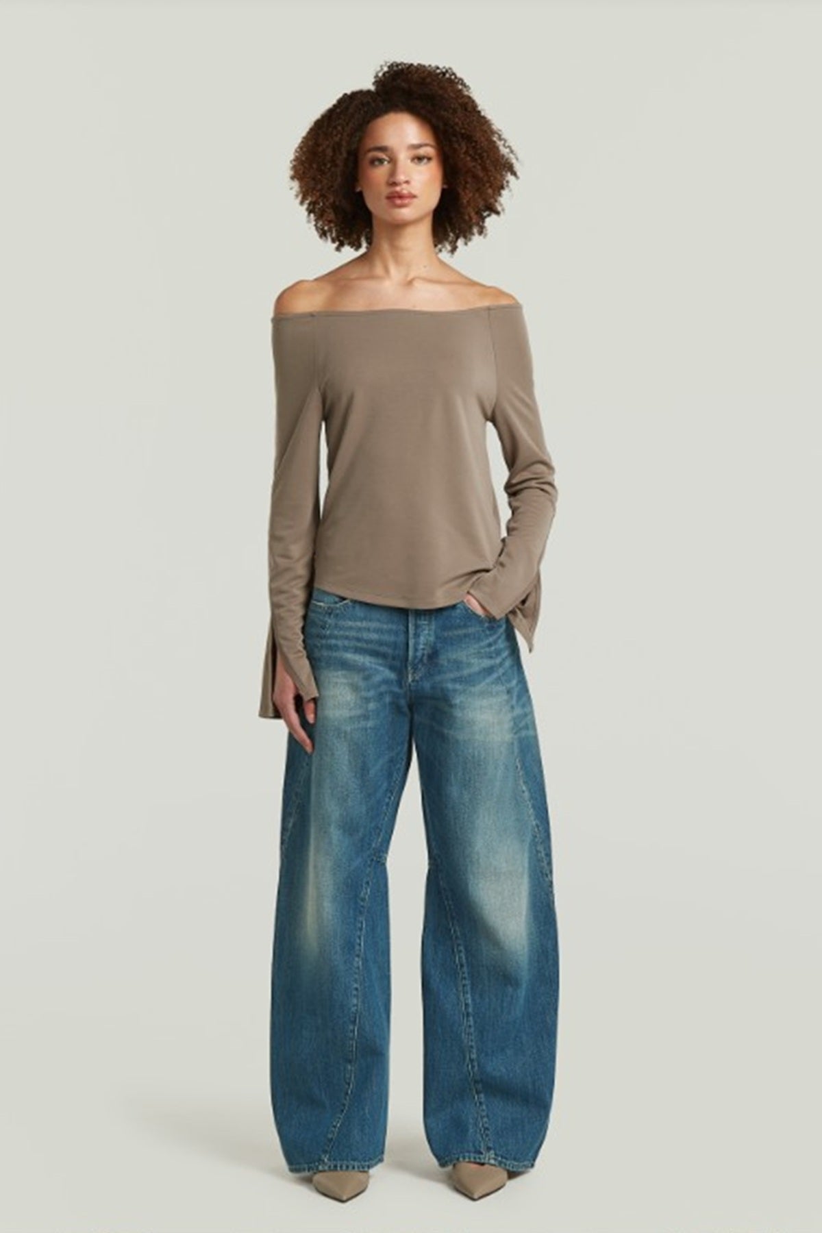 G-Star Contor 3D wide jeans, Vintage Vespa