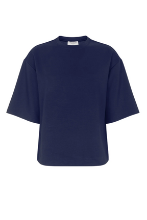 TOODAY Azra Boxy T-shirt, Dark Sapphire