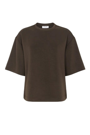 TOODAY Azra Boxy T-shirt,  Bitter Chocolate
