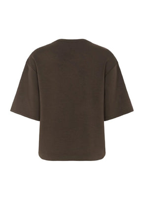 TOODAY Azra Boxy T-shirt,  Bitter Chocolate