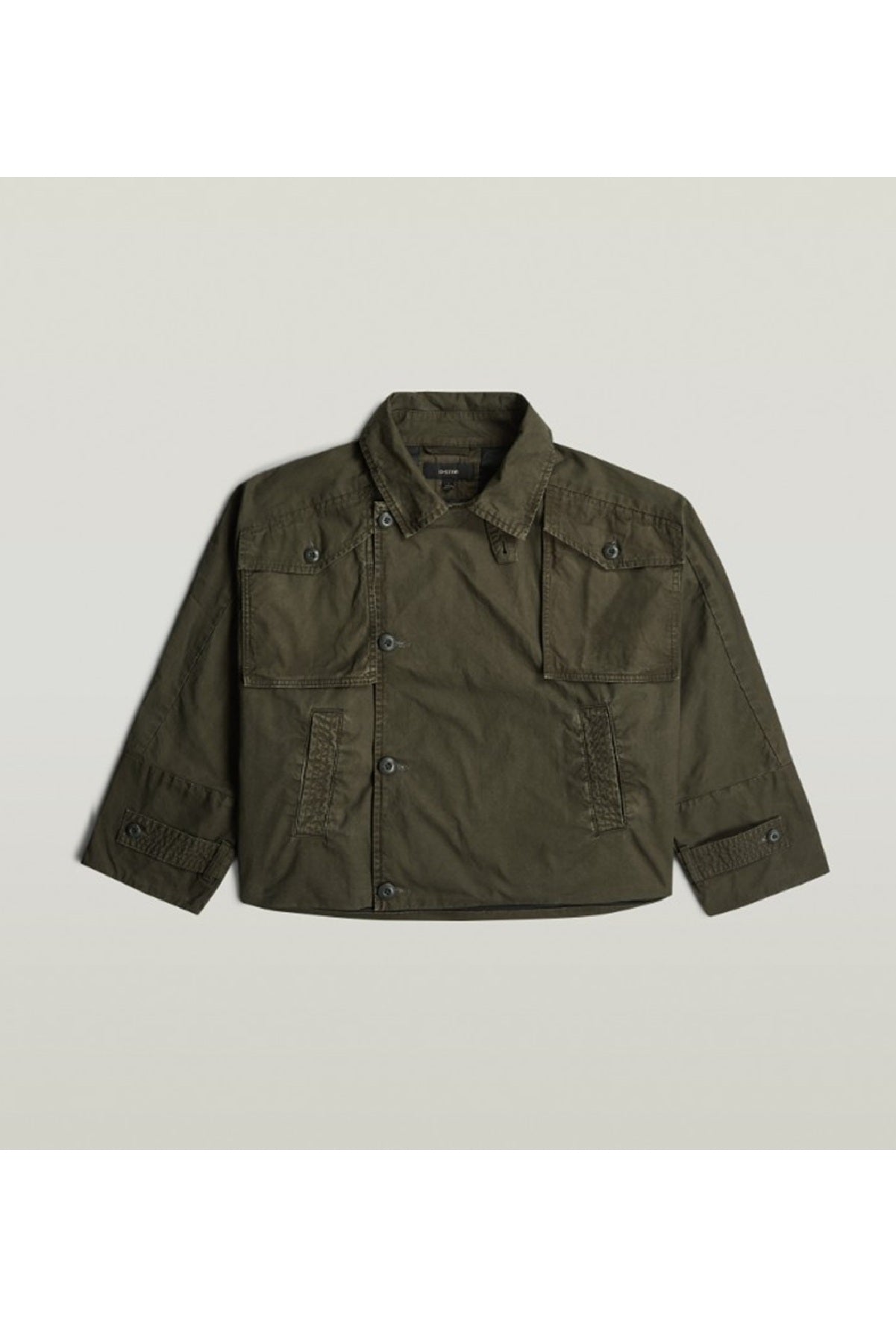 G-Star 4 Pocket cape jacket, black olive