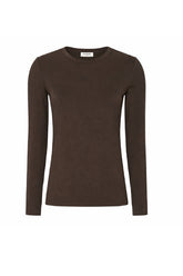 TOODAY Penelope LS T-shirt, Bitter Chocolate