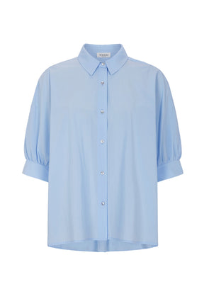 TOODAY Anabel Oversize Shirt, Chambray Blue