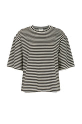 TOODAY Clip Striped T-shirt, Black/ white stripe