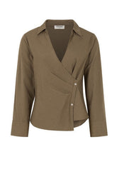 TOODAY Diana LS Shirt, Stone Brown