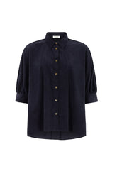 TOODAY Dove Oversized Shirt,  Dark Sapphire