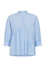 TOODAY Anabel 3/4 Asymmetric Shirt,  Chambray Blue