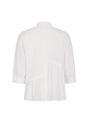 TOODAY Anabel 3/4 Asymmetric Shirt, White
