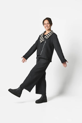 My Soul Crincle Jakke 2132, Black/Check