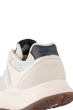 Woden Mathilde Runner Leather, Blanc de Blanc