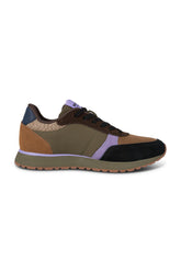 Woden Ronja Sneakers, Dark Olive/Orchid
