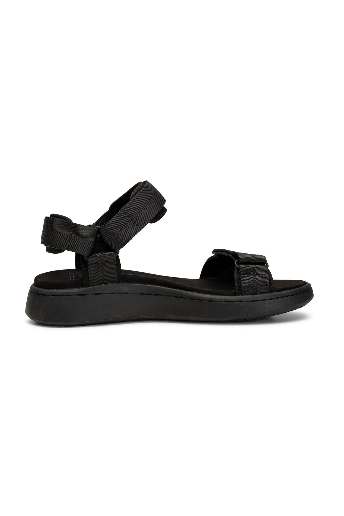 Woden Line sandal, Black/Black