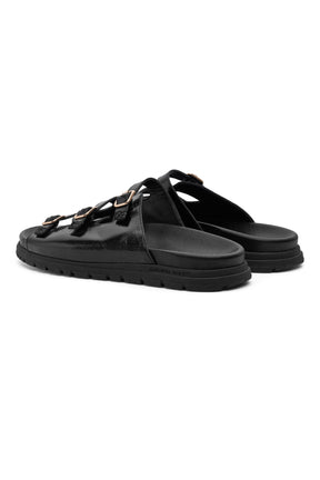 Woden sandal Ellen Buckle, Black