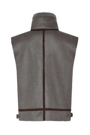 Humble by Sofie MILEYHBS VEST, light brown combi