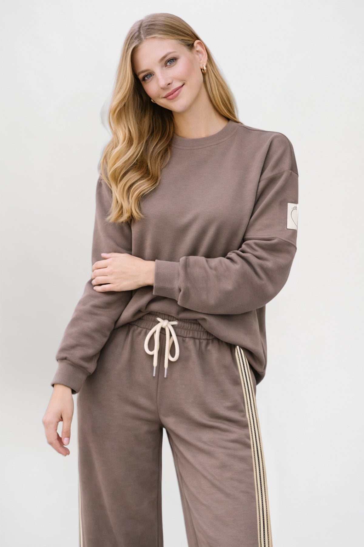 Costamani Alba Solid sweat, Deer