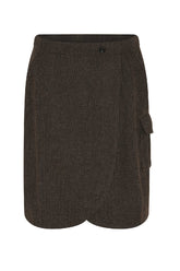 Humble by Sofie MARGOTHBS SKIRT, Brown combi