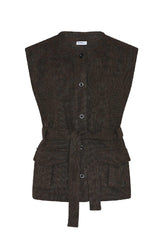 Humble by Sofie MARGOTHBS VEST, Brown combi