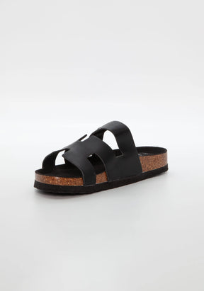 Duffy Florens Ventuno Sandal, Black
