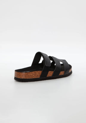 Duffy Florens Ventuno Sandal, Black
