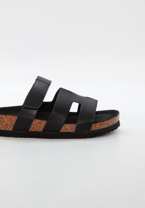Duffy Florens Ventuno Sandal, Black
