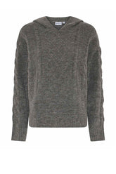 Humble by Sofie MOLLIEHBS HOODIE, Khaki melange