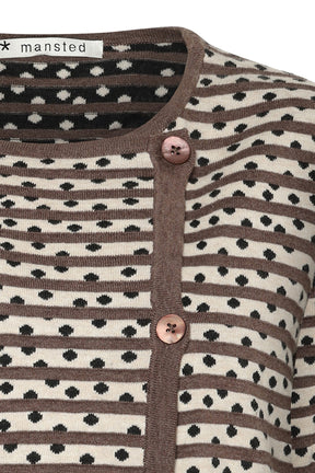 Mansted FRIDA cardigan, Brown