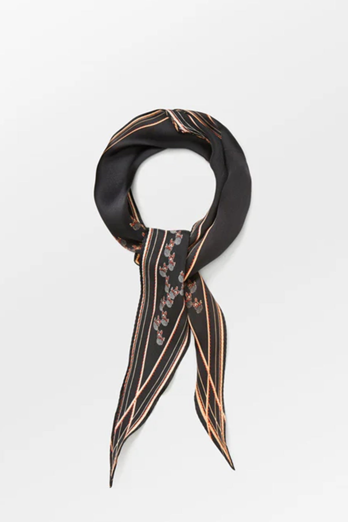 Beck Söndergaard Brombeere Diamond Scarf, Black