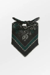 Beck Söndergaard Dotted Flora Woo Scarf, Black