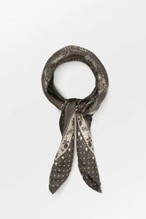 Beck Söndergaard Dotted Flora Sia Scarf, Hot Fudge Brown