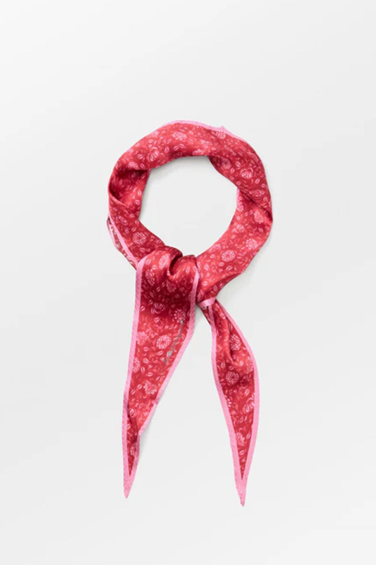 Beck Söndergaard Asflora Diamond Scarf, Garnet Red