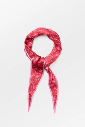 Beck Söndergaard Asflora Diamond Scarf, Garnet Red