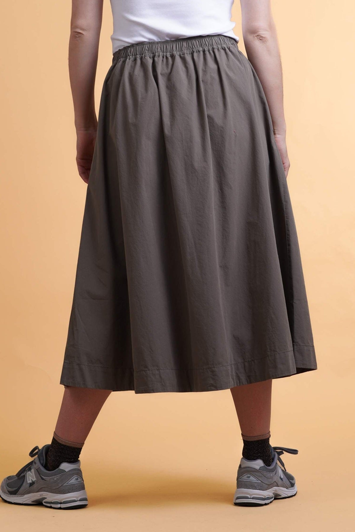 ELSK®  POPLIN WOMEN'S SKIRT, MOSSY BARK