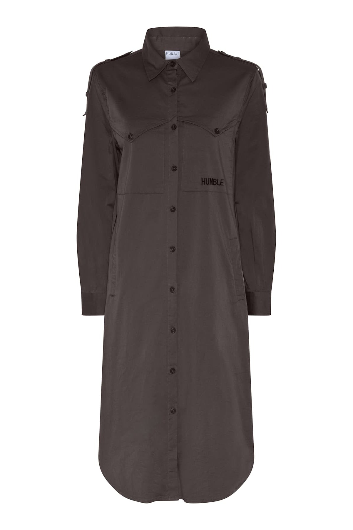 Humble by Sofie MERCI HBS DRESS, Dark grey combi