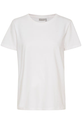 Fransa FRZASHOULDER TEE 1, White