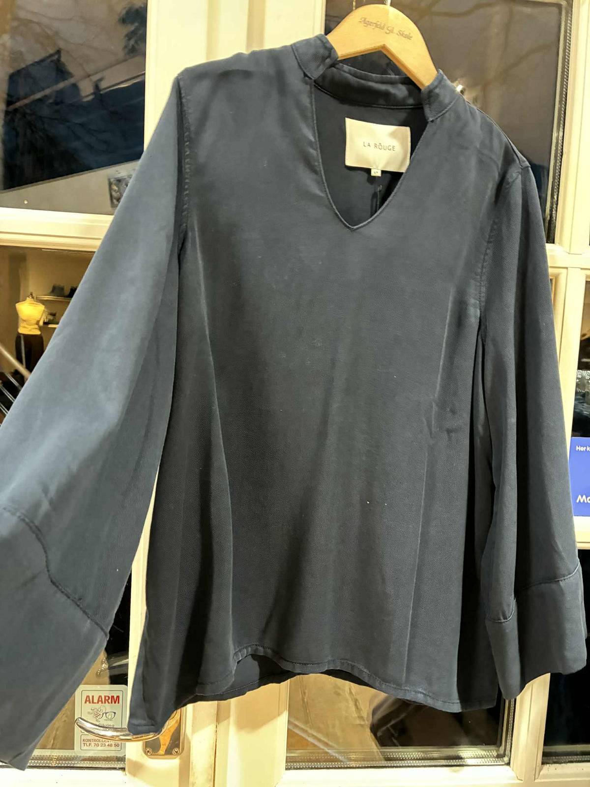 La Rōuge Milo Blouse LR1351, Navy