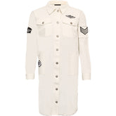 Costamani Foxy Long Jacket, White