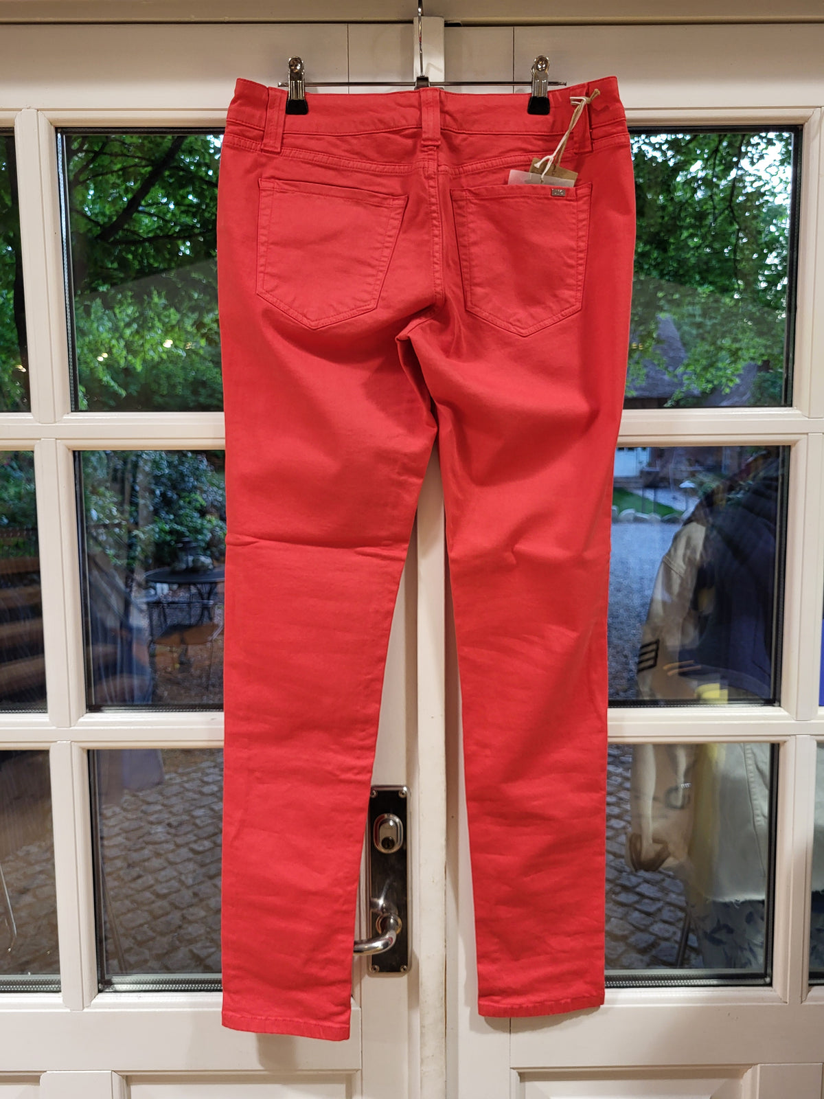 Jonny Q Jeans P1306 Superstretch Colour, Hot Coral