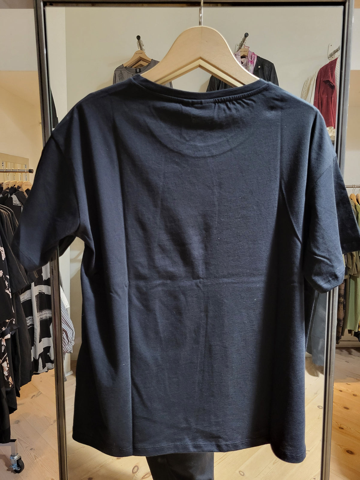 Fransa FRHAISLEY TEE 1,  Black Metal