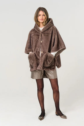 Costamani Coolie Poncho, Fango / Deer