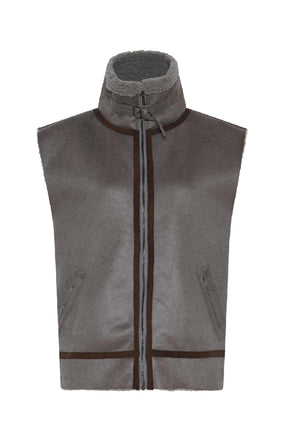 Humble by Sofie MILEYHBS VEST, light brown combi
