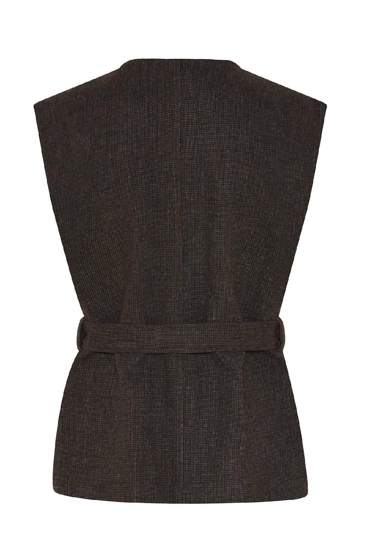 Humble by Sofie MARGOTHBS VEST, Brown combi