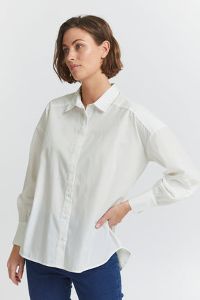 Fransa FRSHIRLEY SHIRT 2, Blanc de Blanc