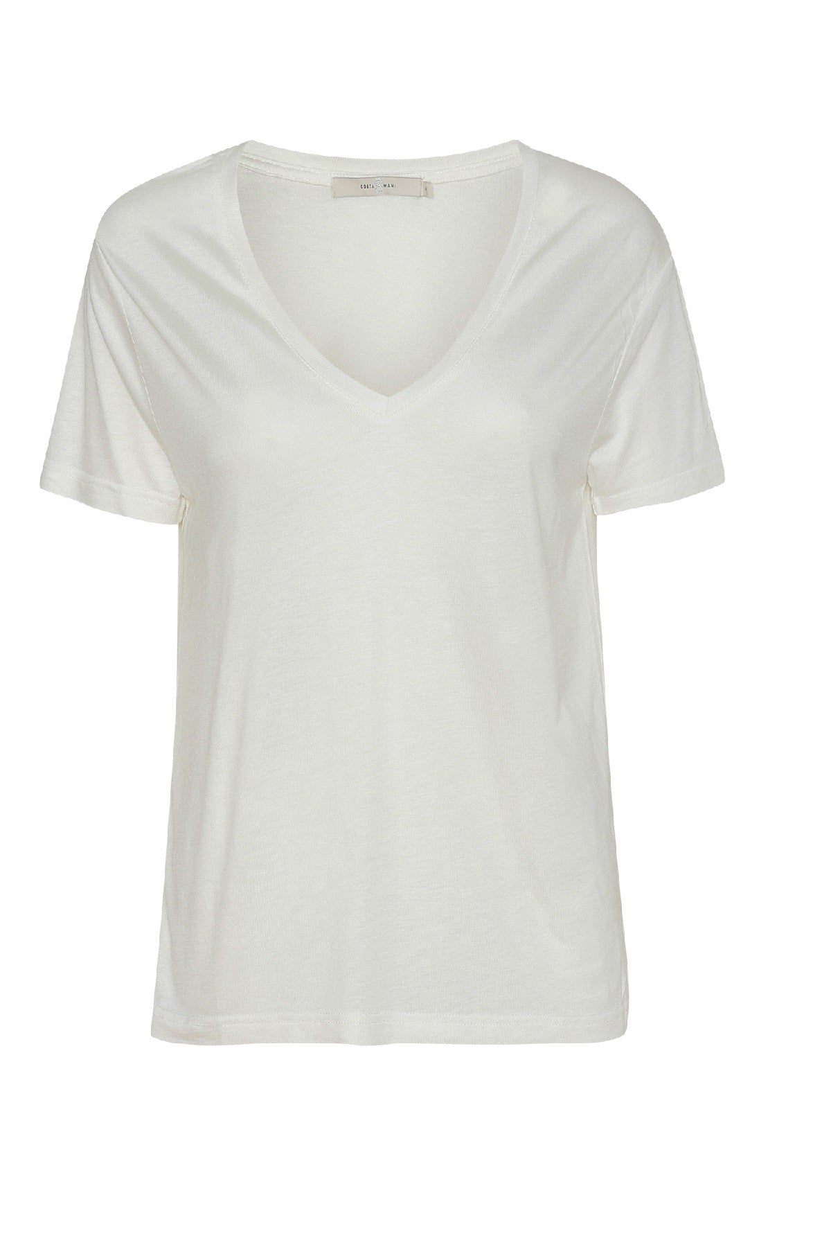 Costamani T-shirt solid,  White