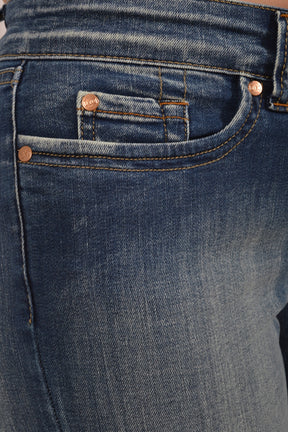 JONNY Q jeans JACKY tech stretch  P1161AC, Old Jused (blond stitch)