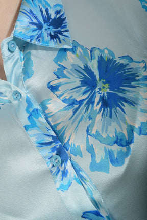 Charlotte Sparre  Long Shirt Dress 2928, Lively Blue