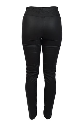 Marc Lauge Aleia coated leggings, Black