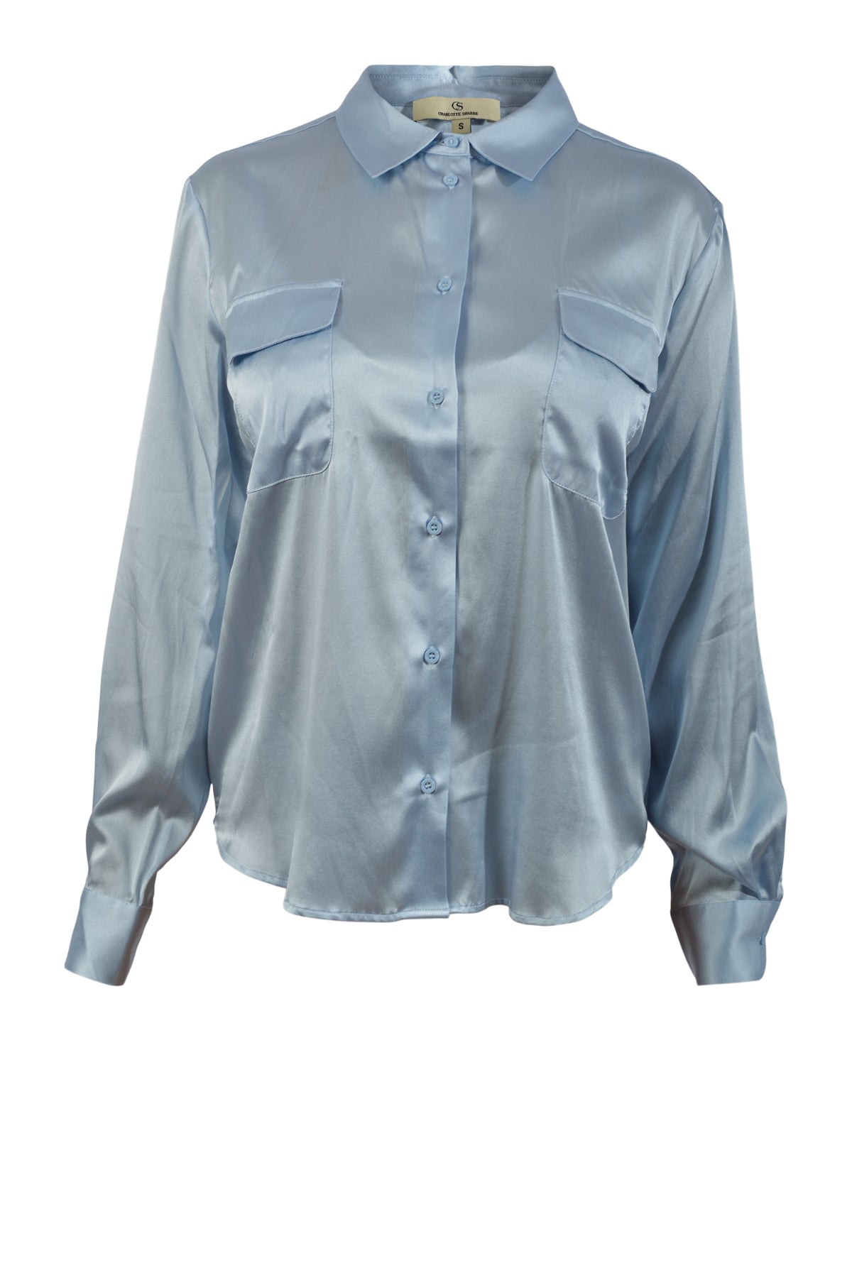 Charlotte Sparre Classic Shirt 2622 Solid, Blue