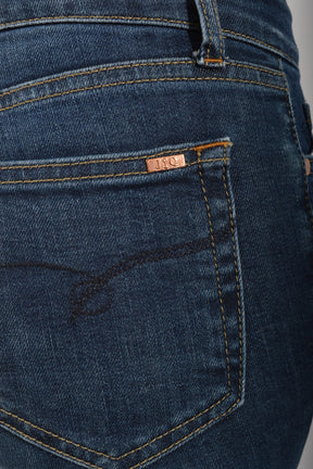 Jonny Q Jeans Debbie X-fit stretch P1399, Dark destroved